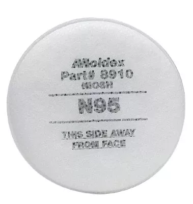 8000 Series Particulate Filter, Non-Oil Based Particulates, N95, White 507-8910
