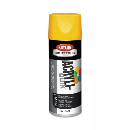 ACRYLI-QUIK Acrylic Lacquer Paint, 12 oz, Pumpkin Orange, Gloss 425-K02411A07