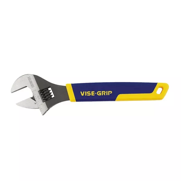 Adjustable Wrench, 10 in Long, 1-1/4 in Opening, Chrome 586-2078610