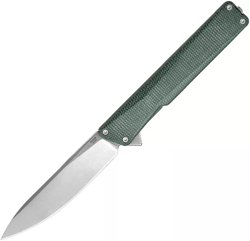 AION Linerlock Grn Micarta