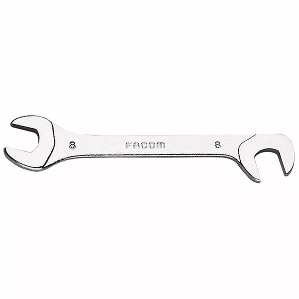 Angle Open End Wrenches, 14 mm Opening, 4 23/32 in Long, Satin 575-FM-34.14