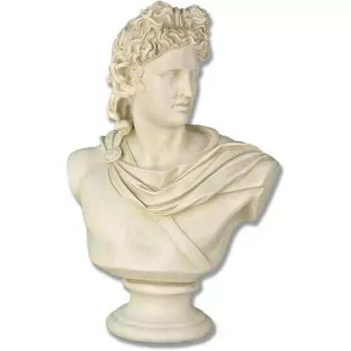 Apollo Bust Resin 22In
