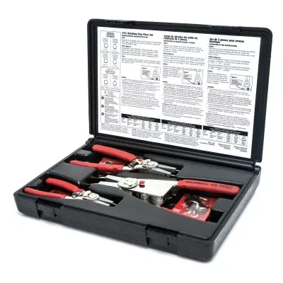 Armstrong Interchangeable Tip Convertible Retaining Ring Plier Sets with Tips 329-68-079G