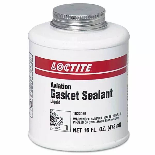 Aviation Gasket Sealant, 1 pt, Brush Top Can, Brown 442-1522029