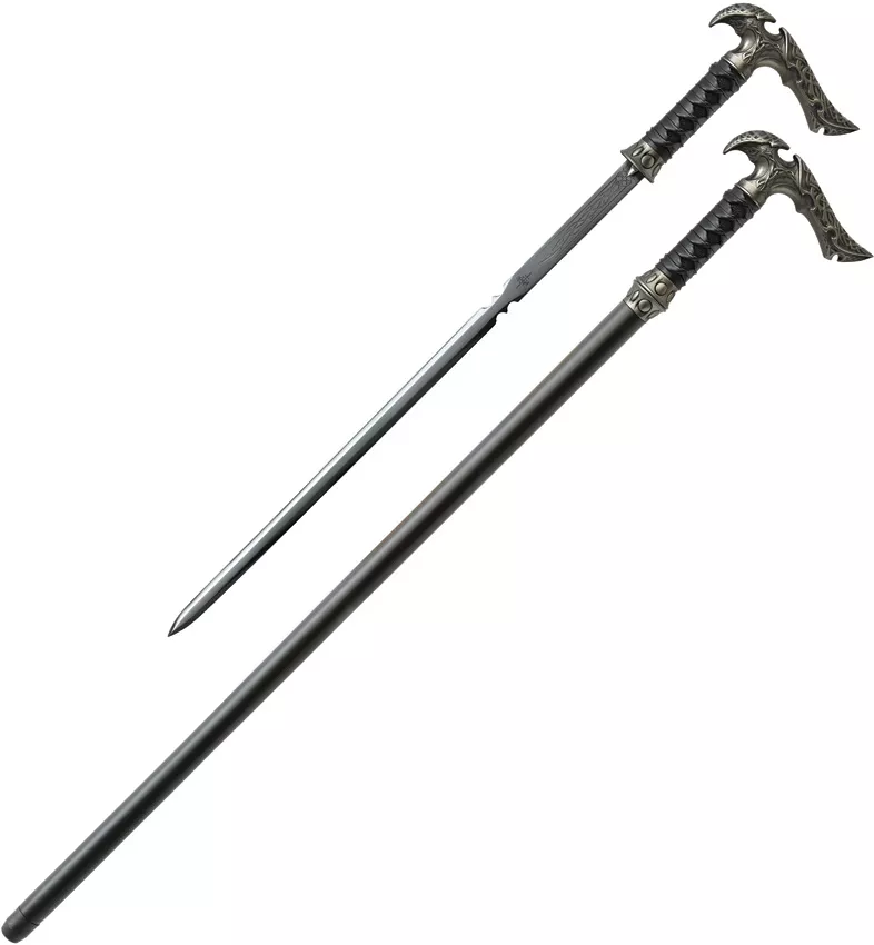 Axios Sword Cane Black