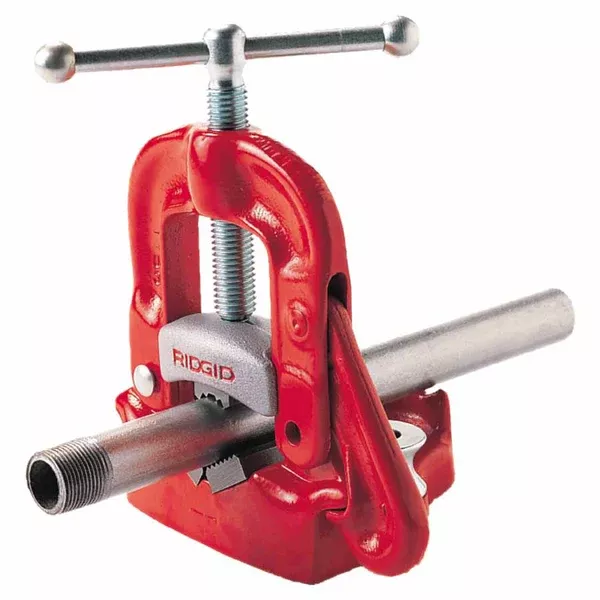 Bench Yoke Vise, Cast Iron, 6 in Pipe Capacity 632-40110