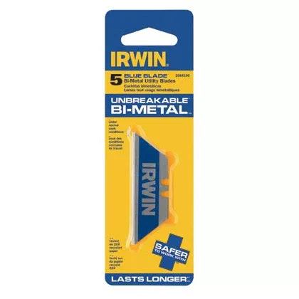 Bi-Metal Utility Blade, 2-3/8 in Length, Bi-Metal, 20/PK 586-2084200