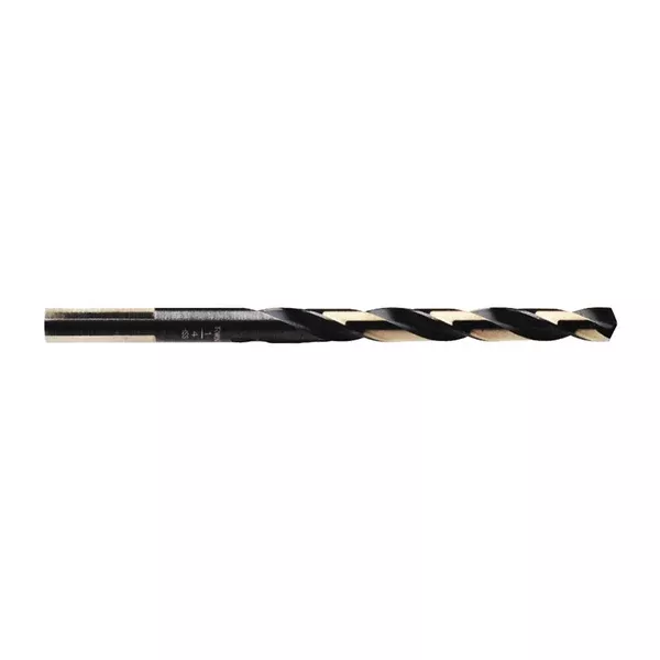 Black and Gold HSS Fractional Drill Bit, 17/64 in, Split Point 585-3019017B