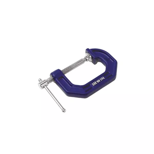 C-Clamp, 2 in Throat Depth, 1 in Opening, Blue 586-225101