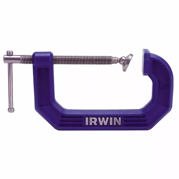 C-Clamp, 6 in Throat Depth, 4 in Opening, Blue 586-225104