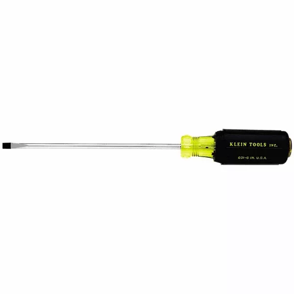 Cabinet-Tip Cushion-Grip Screwdriver, 3/16 in, 9 3/4 in Overall L 409-601-6