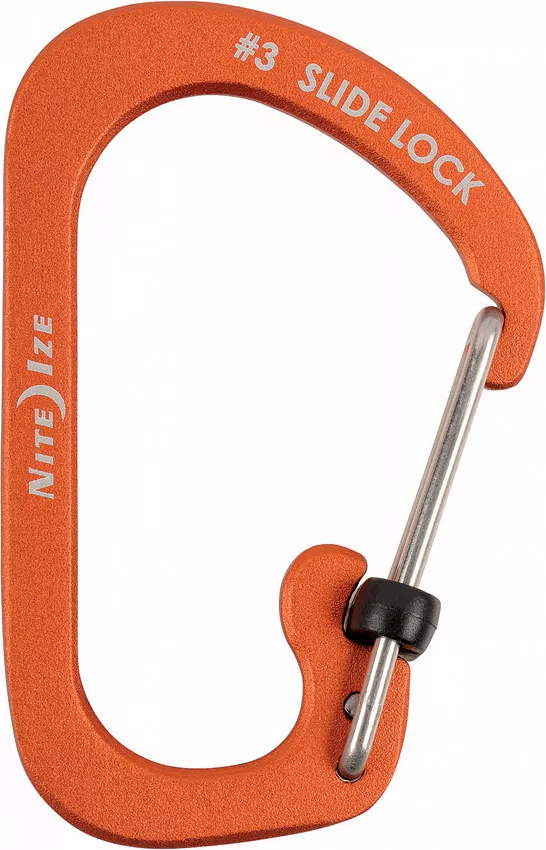 Carabiner SlideLock No3 Orange