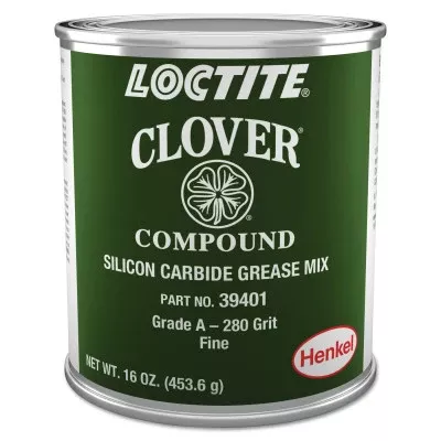 Clover Silicon Carbide Grease Mix, 1 lb, Can, 280 Grit 442-232872