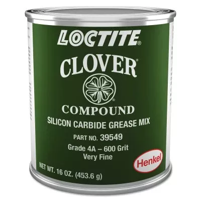 Clover Silicon Carbide Grease Mix, 1 lb, Can, 600 Grit 442-233169