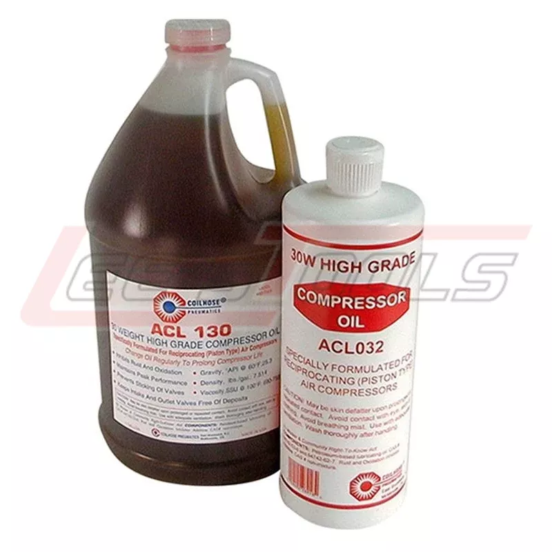 COILHOSE PNEUMATICSACL130Compressor Oil (high heat), 128 oz.