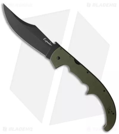 Cold Steel Espada XL Lockback Knife OD Green G-10 (7.5″ Black) 62MGCODBK