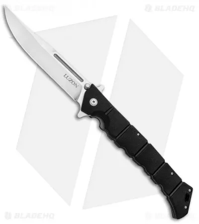 Cold Steel Large Luzon Leaf-Spring Knife Black GFN (6″ Satin) 20NQX