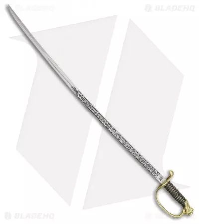 Cold Steel Marine NCO Saber Sword (32″ Satin Etched) 88MNS