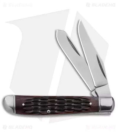 Cold Steel Mini Trapper Slip Joint Knife Jigged Bone (2.7″ Satin)