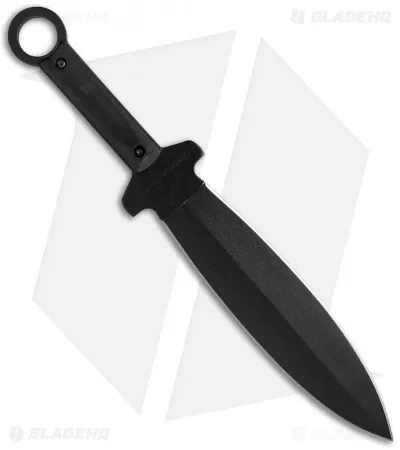 Cold Steel Shanghai Warrior Dagger Fixed Blade Knife (9.75″ Black)