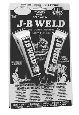 Cold Weld Compound, 2 oz (2 x 1 oz) Skin Packed, Dark Grey 803-8265-S