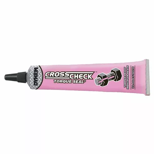 Cross Check Torque Seal Tamper-Proof Indicator Paste, 1 oz, Tube, Pink, 24 EA/CA 253-83320