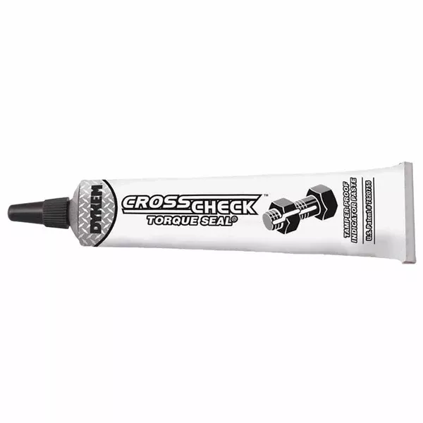 Cross Check Torque Seal Tamper-Proof Indicator Paste, 1 oz, Tube, White, 24 EA/CA 253-83319