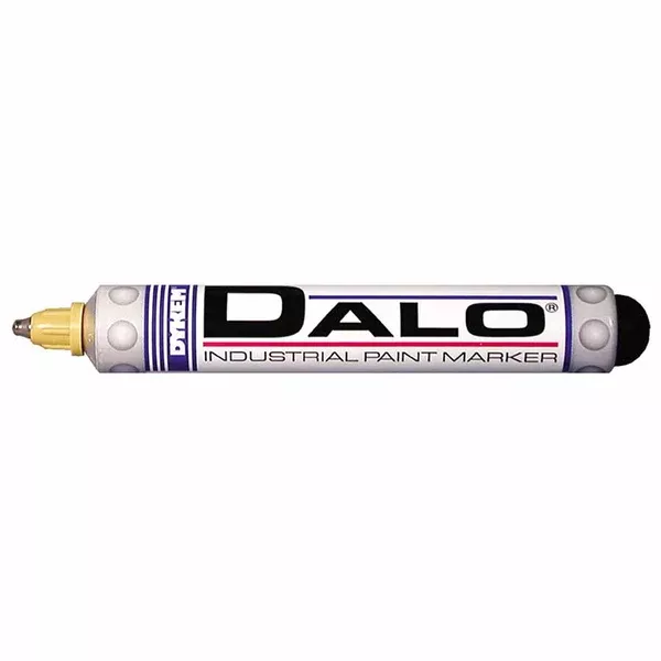 DALO Industrial Steel Ball Tip Paint Marker, Yellow, Medium 253-26063