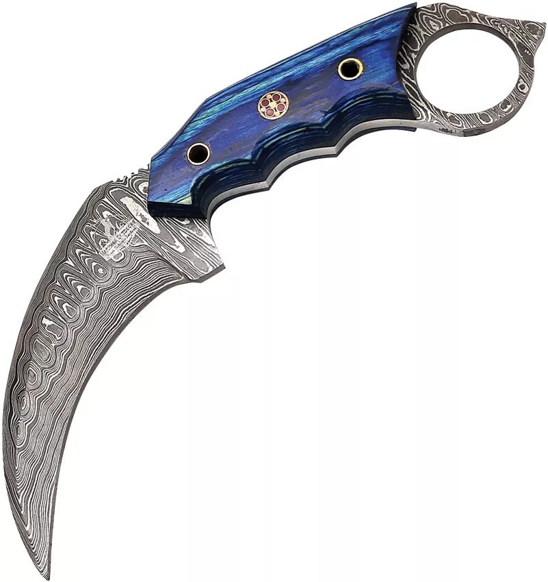 Damascus Karambit