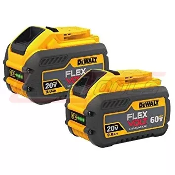 DEWALTDCB609-220/60V MAX FLEXVOLT Li-ION DUAL PK