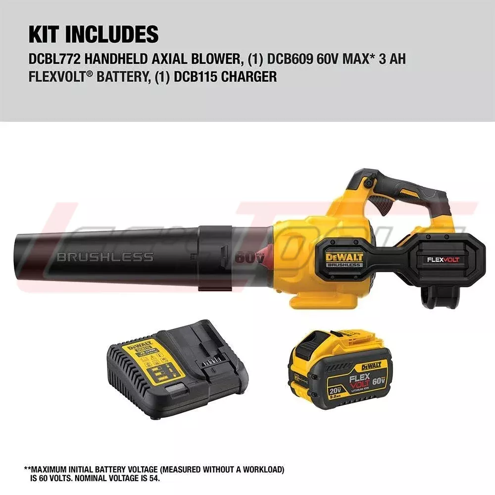 DEWALTDCBL772X160V AXIAL BLOWER