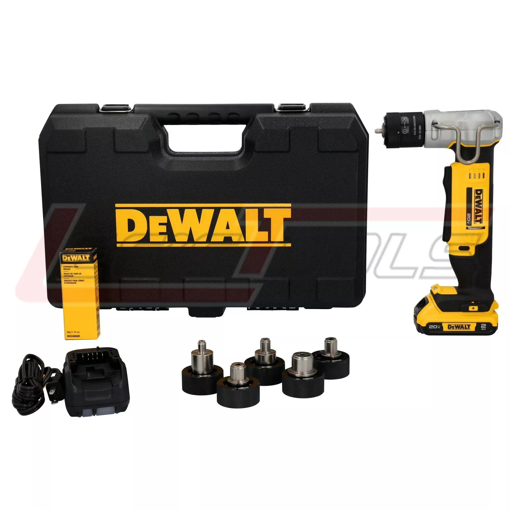 DEWALTDCE450D1SHELL 20V MAX COPPER SWAGE TOOL KIT