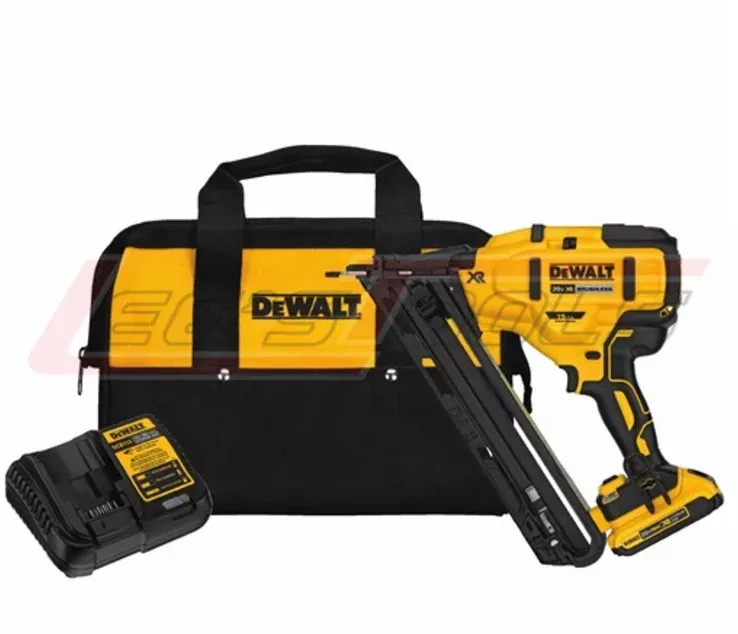 DEWALTDCN650D120V MAX 15GA ANGLED FINISH NAILER KIT