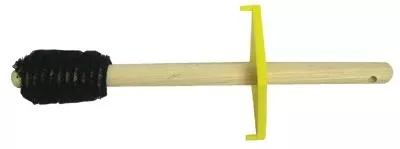 Dope Brushes, 2 in Wood Block, 2 in L Trim, Grey Tampico Fiber 455-4-DOPE
