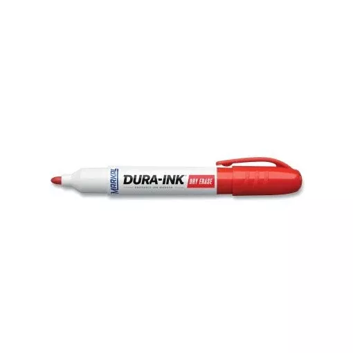 Dura-Ink Dry Erase Marker, Blue, 1/8 in, Felt 434-96572