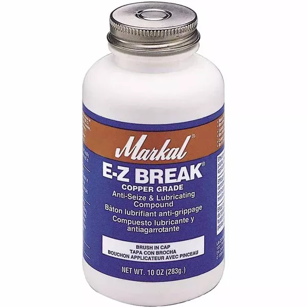 E-Z Break Anti-Seize Compound, 16 oz Brush-In-Cap, Copper Gray 434-08907