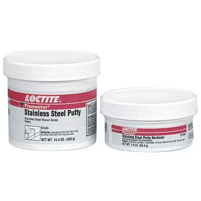 Fixmaster Stainless Steel Putty, 1 lb, Pack, Metallic Grey 442-235613