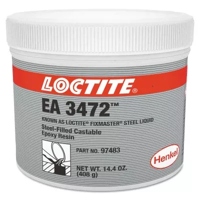Fixmaster Steel Liquid, 1 lb, Kit, Grey 442-235617