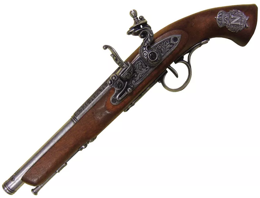 French Flintlock Pistol Left