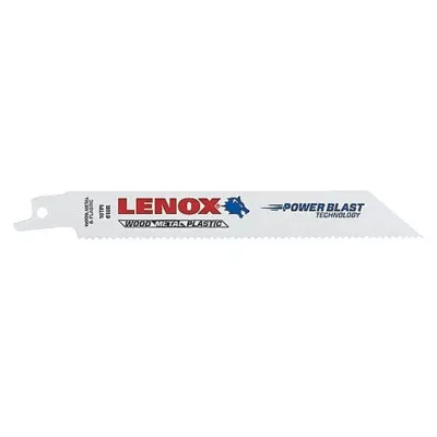 General Purpose Bi-Metal Reciprocating Saw Blade, 8 in L x 3/4 in W x 0.050 Thick, 10 TPI, 5 EA/PK 433-20580810R