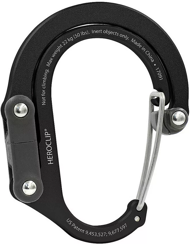 Heroclip Small Stealth Black