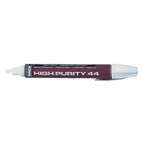 High Purity 44 Marker, White, Medium, Threaded Cap 253-44729