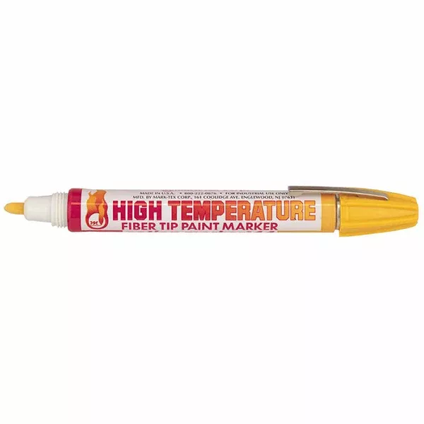 High Temp Marker, Black, Medium, Threaded Cap 253-44250