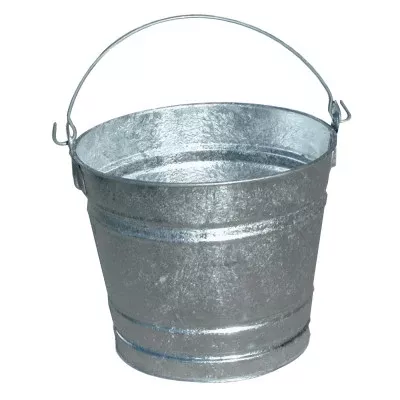 Hot-Dipped Galvanized Pail, 24.04 qt 455-20PAIL