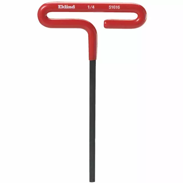 Individual Cushion Grip Hex T-Key, 5/32 in, 6 in Long, Black Oxide 269-51610