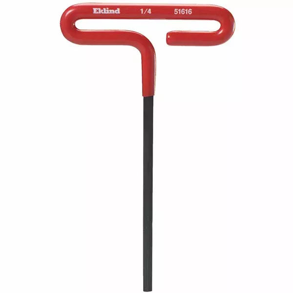 Individual Cushion Grip Hex T-Keys, 6 mm, 6 in Long, Black Oxide 269-54660