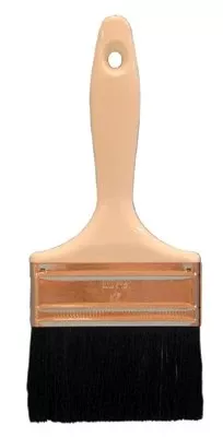 Industrial Paint Brush, 2 in W, 2 in Trim, Black Bristle, Wood handle 455-242