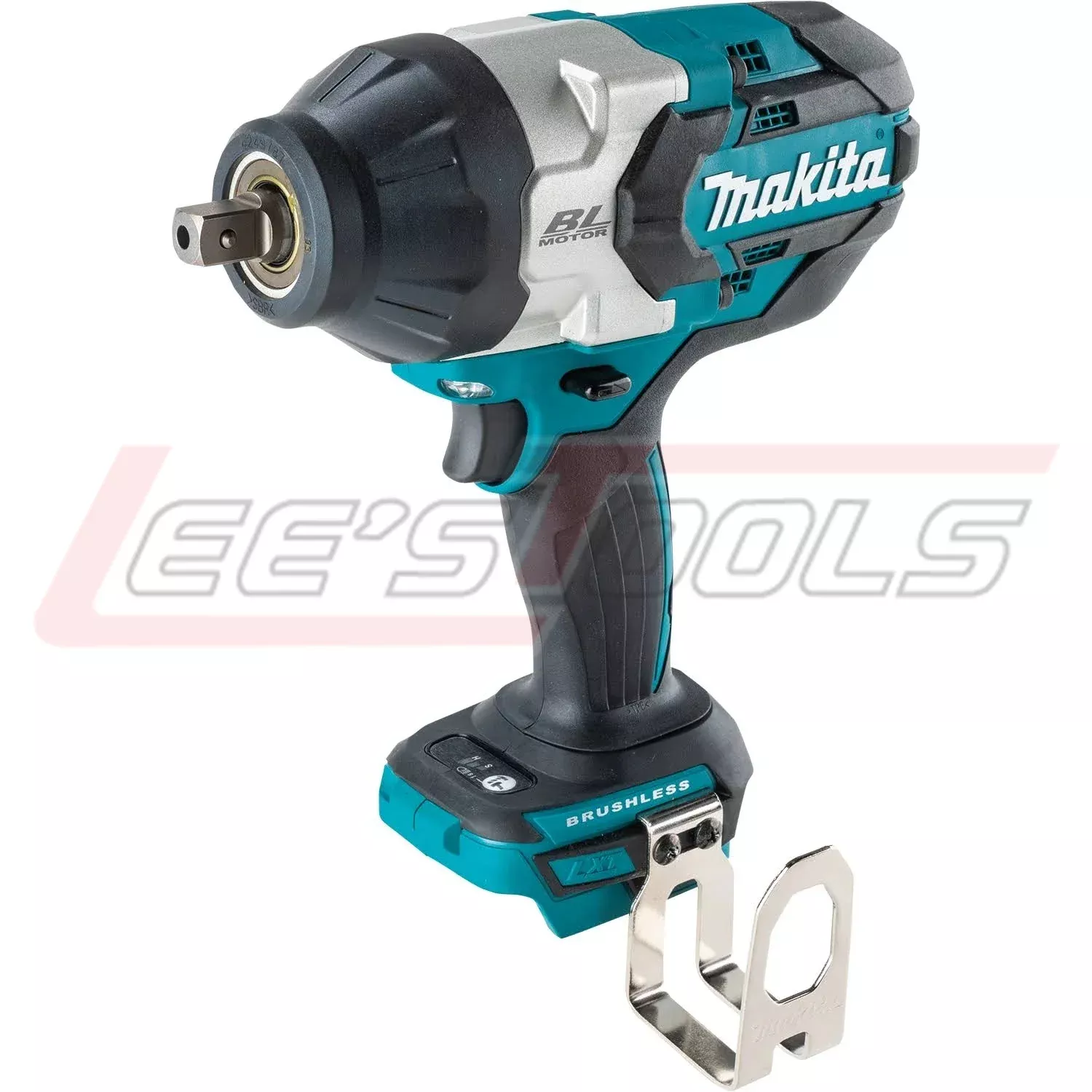 MAKITAXWT19Z18V LXT Lithium-Ion Brushless Cordless 3-Speed 1/2" Sq. Drive Impact Wrench with Detent Anvil, (Too