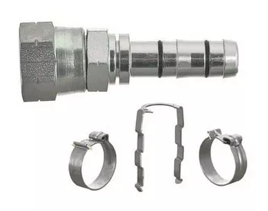 MEI EZ-Clip Female Flare Straight No. 10 Hose Fitting without Port - 4352EZ