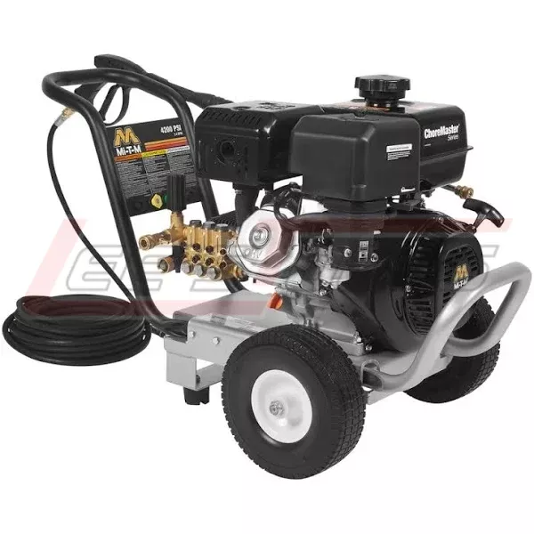 MI-T-MCM-4200-0MMB4200 psi pressure washer3.4 Gpm, 420cc ohv horizontal enginehorizontal axial piston pump with therma
